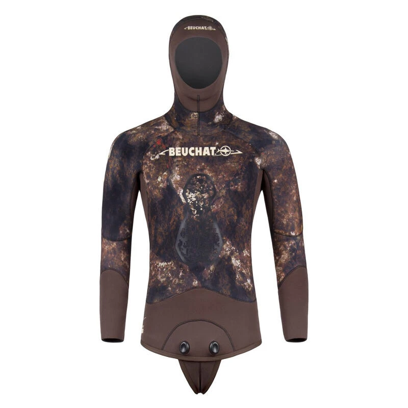 BEUCHAT Combinaison De Chasse Sous-marine Rocksea Trigocamo Wide Veste 9mm – Image 5