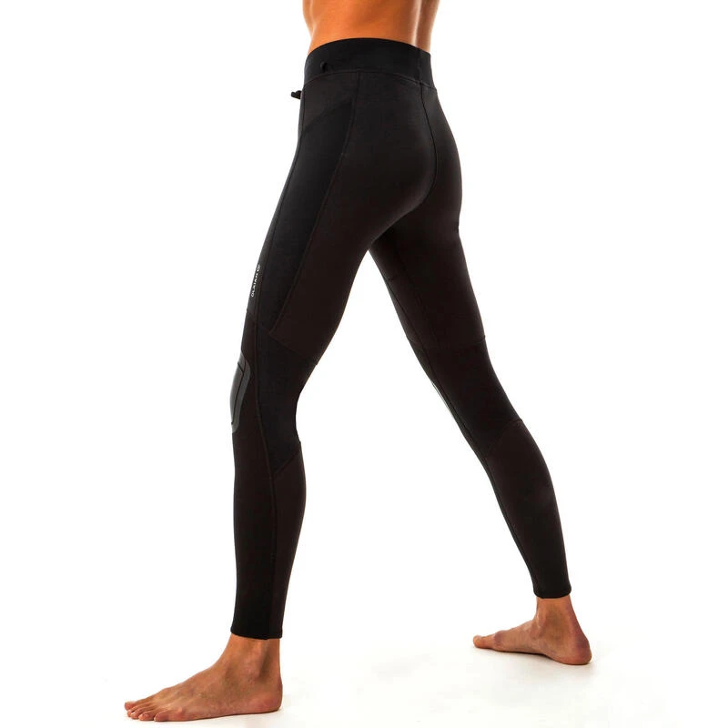 LEGGING ANTI UV SURF 900 FEMME NOIR Avec Découpes En NÉOPRÈNE – Image 2