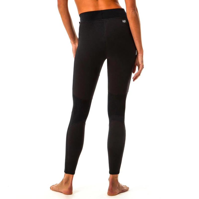 LEGGING ANTI UV SURF 900 FEMME NOIR Avec Découpes En NÉOPRÈNE – Image 3