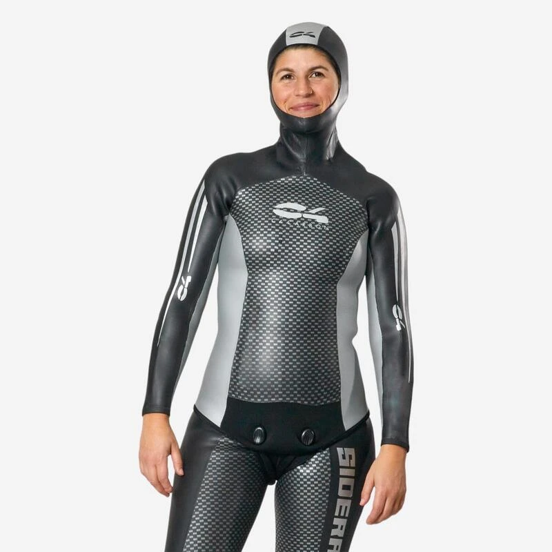 Veste Apnée C4 CARBON Femme Néoprène Glide Skin 3mm - Sideral